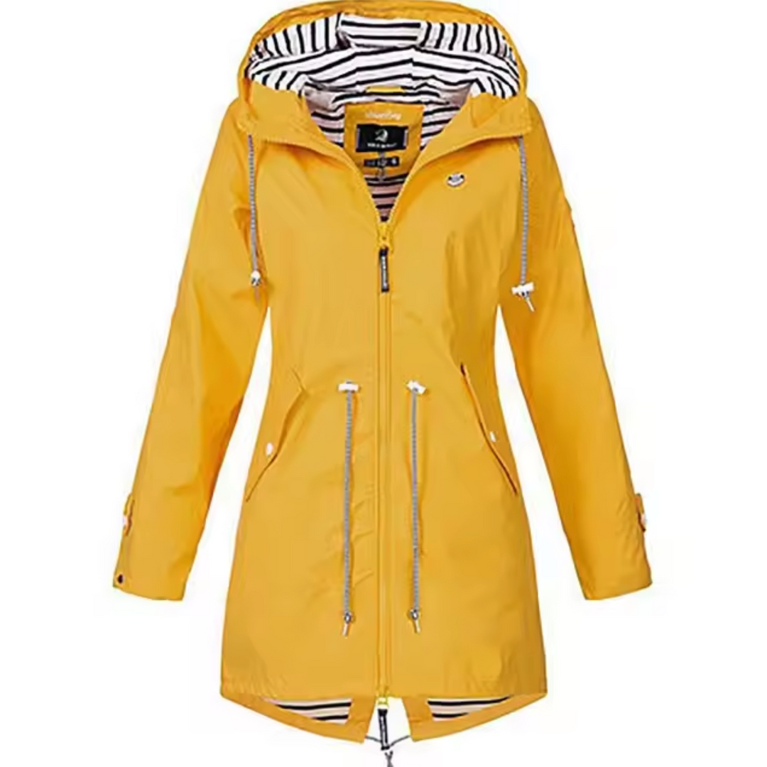 Women's Long Hooded Parka with Drawcord Waist - photo 5