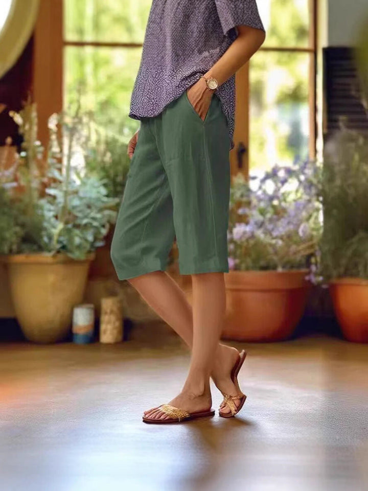 Women's Long Relaxed Shorts for Summer