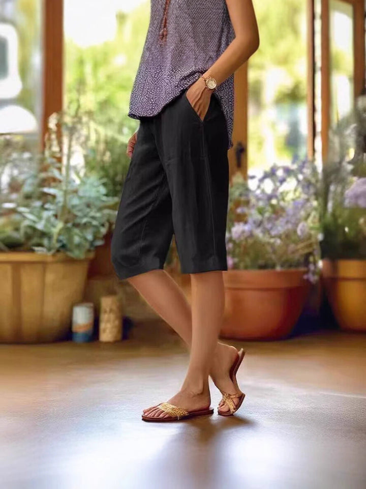 Women's Long Relaxed Shorts for Summer