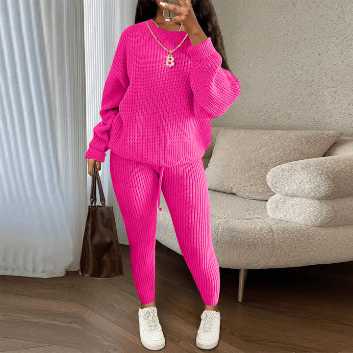 Women's Long Sleeve Knit Jumper with a Tie Belt – view 10