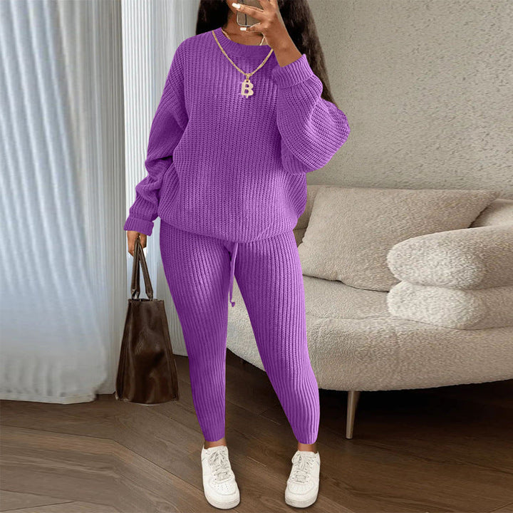 Women's Long Sleeve Knit Jumper with a Tie Belt – view 11