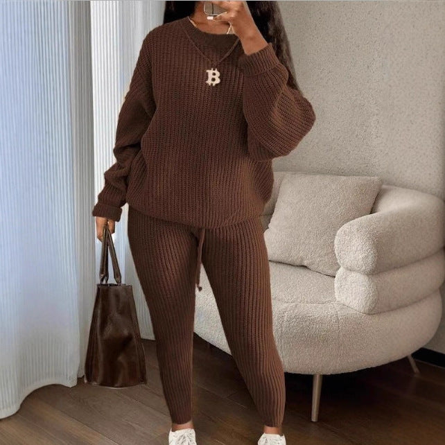 Women's Long Sleeve Knit Jumper with a Tie Belt – view 12