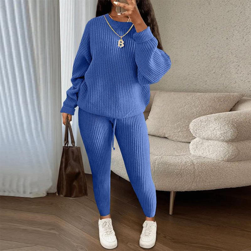 Women's Long Sleeve Knit Jumper with a Tie Belt – view 2