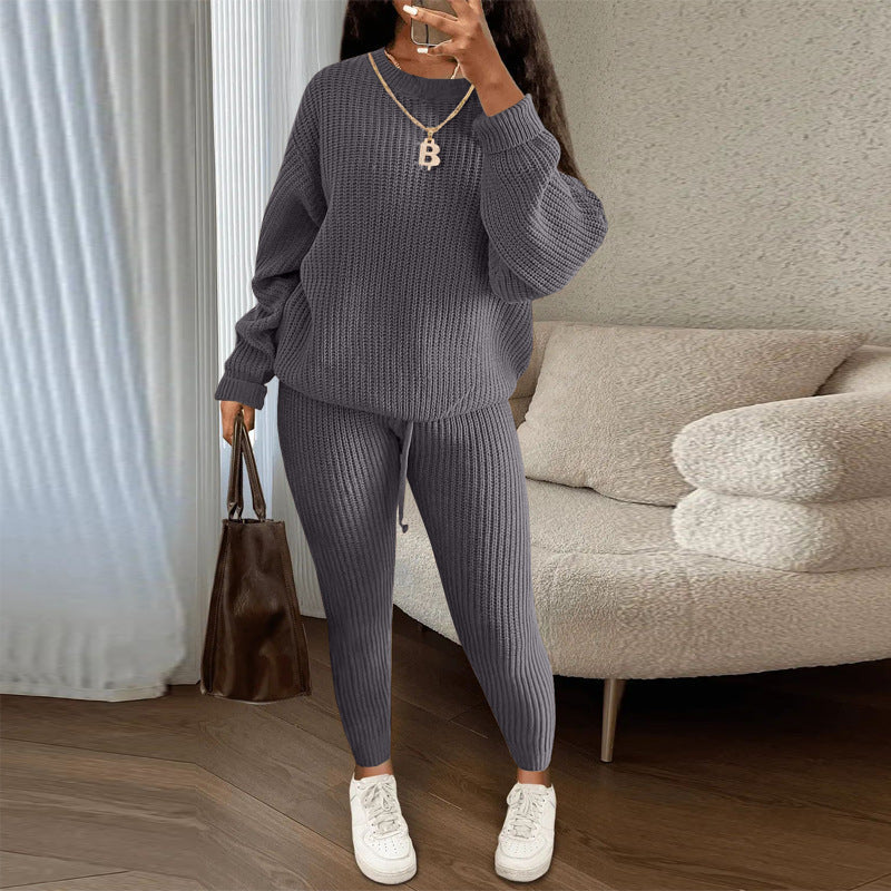Women's Long Sleeve Knit Jumper with a Tie Belt – view 6