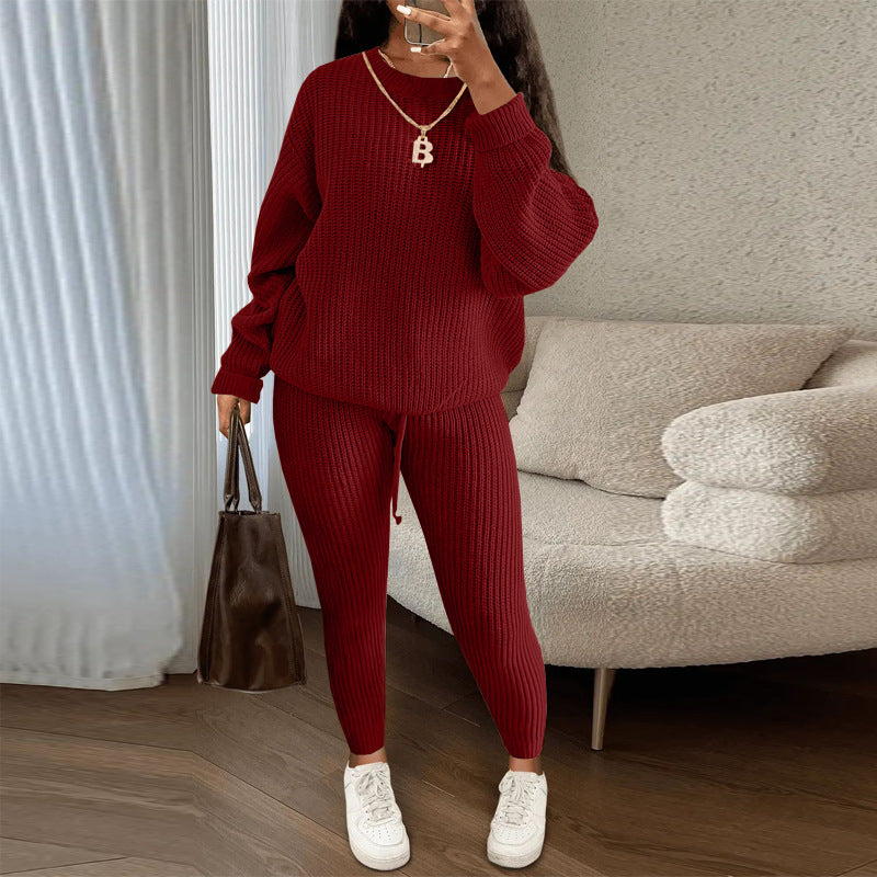 Women's Long Sleeve Knit Jumper with a Tie Belt – view 7