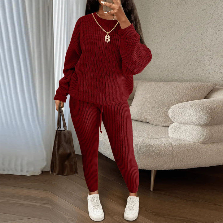 Women's Long Sleeve Knit Jumper with a Tie Belt – view 7