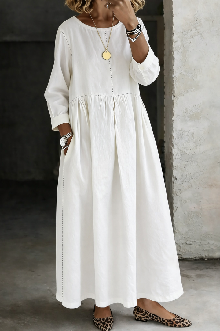 Women's Longline Long Sleeve Maxi Dress – view 3