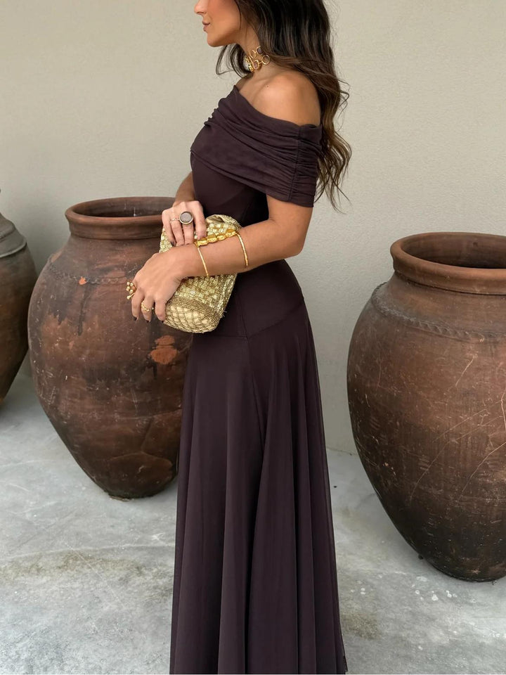 Women's Occasion Maxi Dress with Mesh Overlay - photo 5
