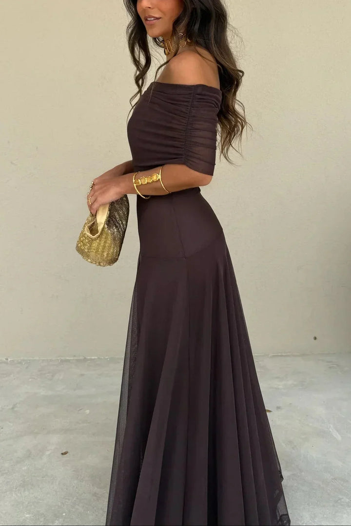 Women's One Shoulder Maxi Dress for Occasions - photo 2