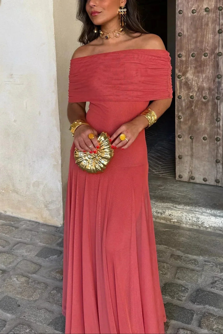Women's One Shoulder Maxi Dress for Occasions - photo 4