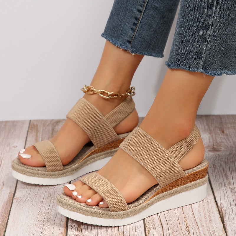 Women's Orthopedic Platform Sandals with Open Toe Design - photo 6