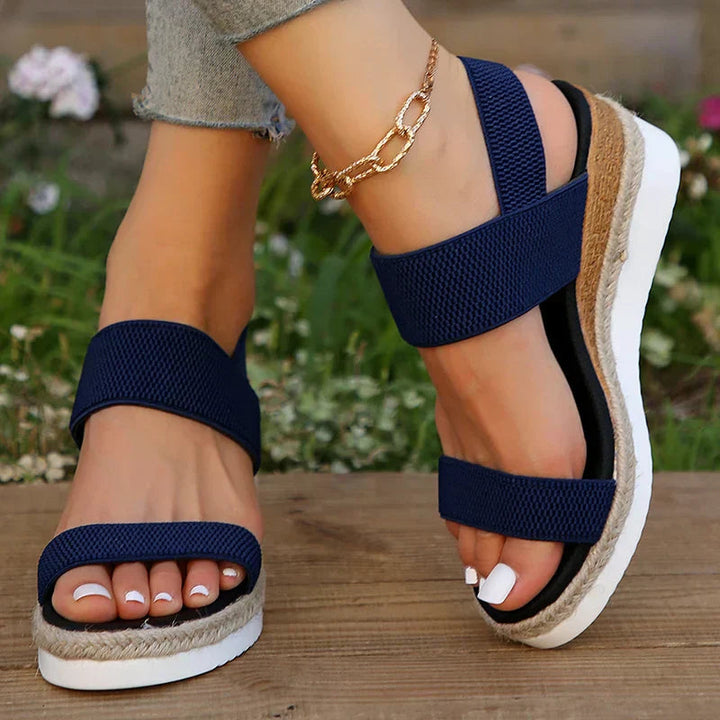 Women's Orthopedic Platform Sandals with Open Toe Design - photo 9