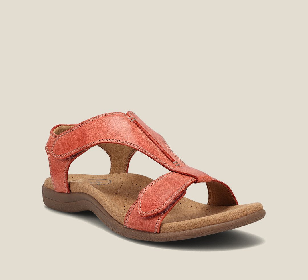 Women's Orthopedic T-Strap Sandals with Cushioned Arch Support - photo 1
