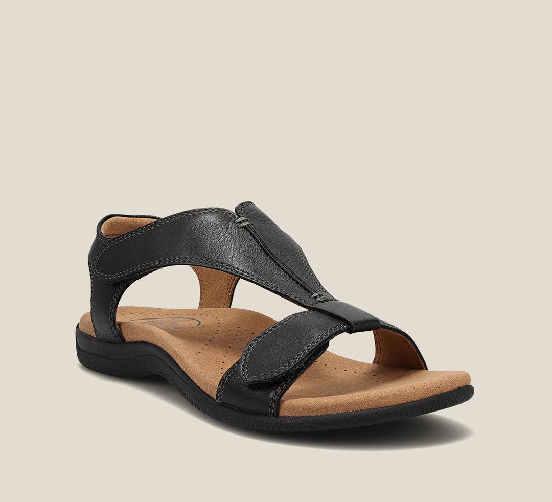 Women's Orthopedic T-Strap Sandals with Cushioned Arch Support - photo 3