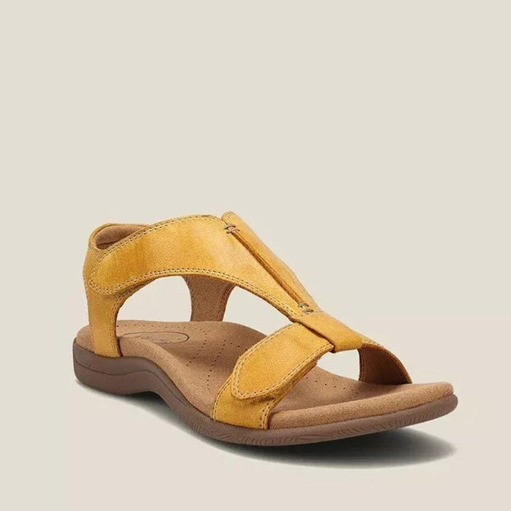 Women's Orthopedic T-Strap Sandals with Cushioned Arch Support - photo 5