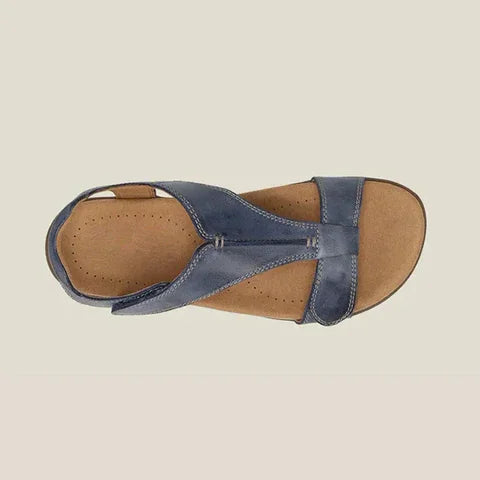 Women's Orthopedic T-Strap Sandals with Cushioned Arch Support - photo 7