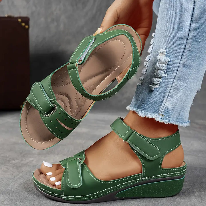 Women's Orthopedic Wedge Sandals with Adjustable Strap - photo 2