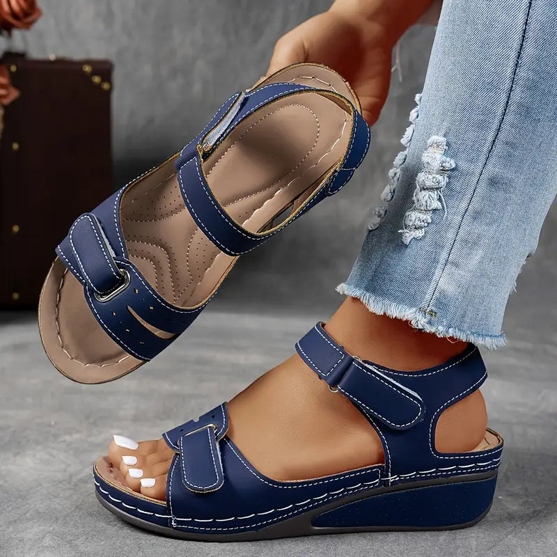 Women's Orthopedic Wedge Sandals with Adjustable Strap - photo 4