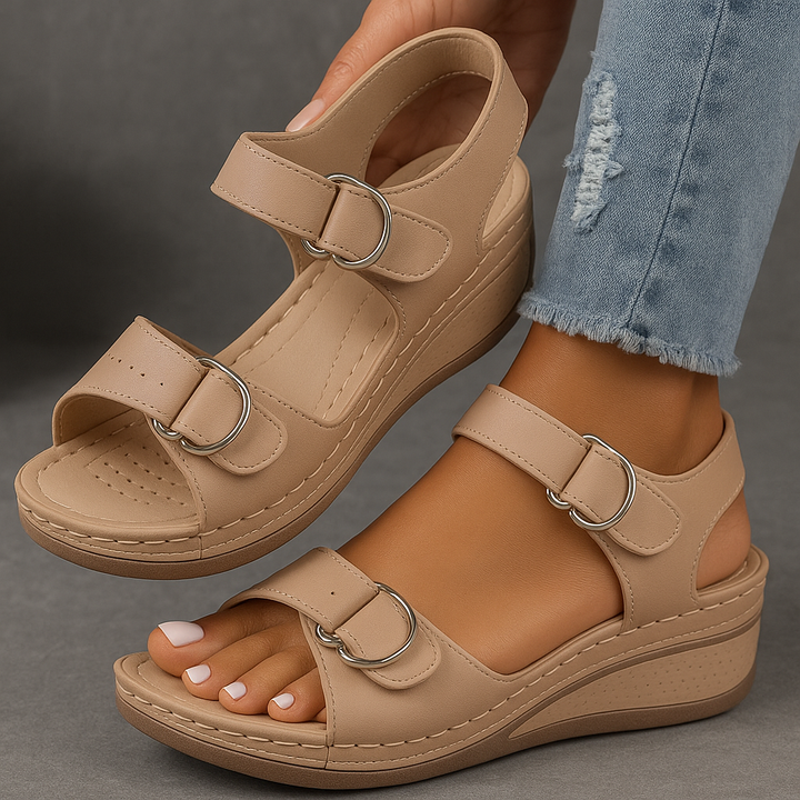 Women's Orthopedic Wedge Sandals with Adjustable Strap - photo 5