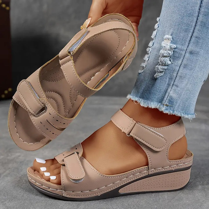 Women's Orthopedic Wedge Sandals with Adjustable Strap - photo 6