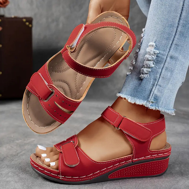 Women's Orthopedic Wedge Sandals with Adjustable Strap - photo 8