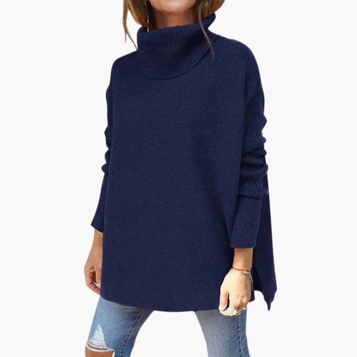 Women's Oversized Cosy Jumper with a Roll Neck