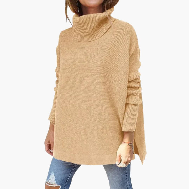 Women's Oversized Cosy Jumper with a Roll Neck