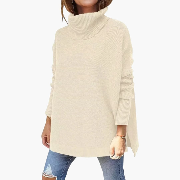 Women's Oversized Cosy Jumper with a Roll Neck