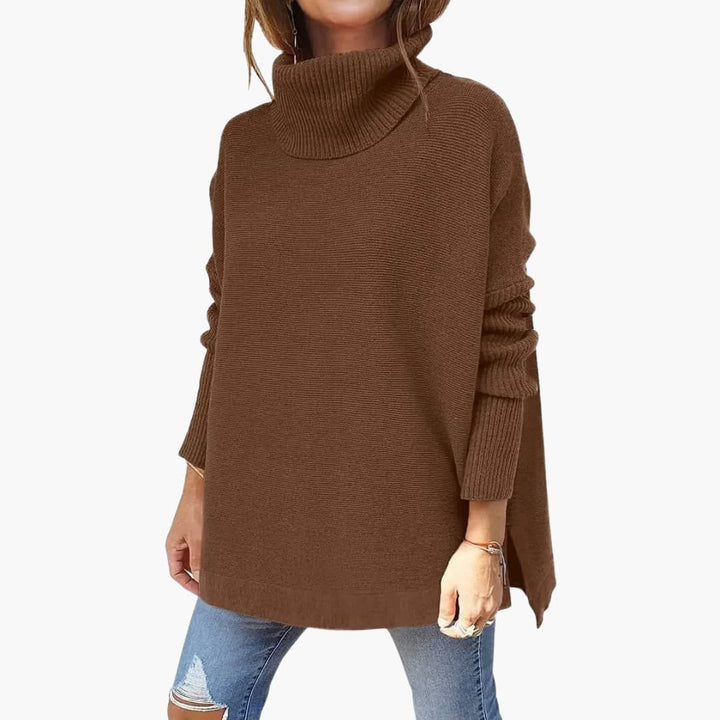 Women's Oversized Cosy Jumper with a Roll Neck