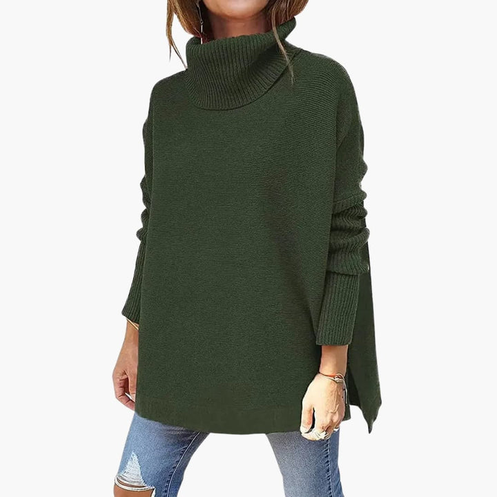 Women's Oversized Cosy Jumper with a Roll Neck