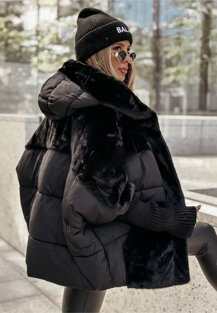 Women's Oversized Hooded Quilted Coat