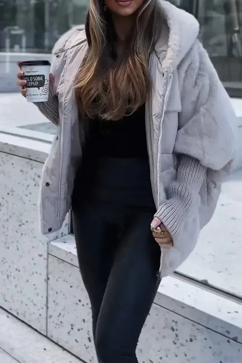 Women's Oversized Hooded Quilted Coat
