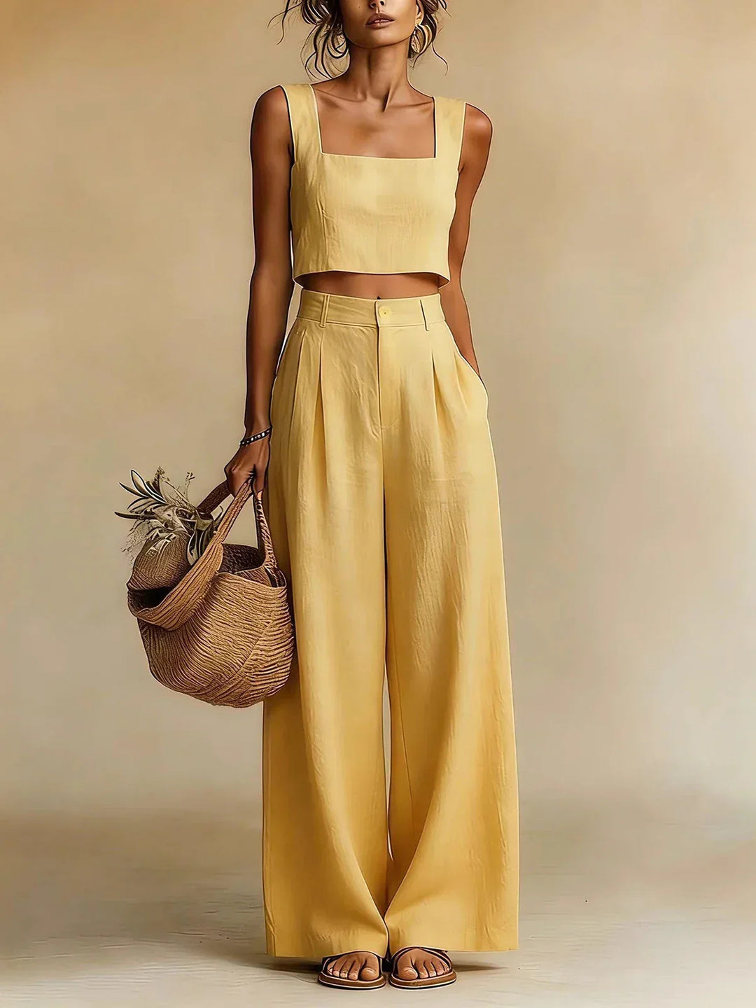 Women's Palazzo Trouser and Top Set - photo 1
