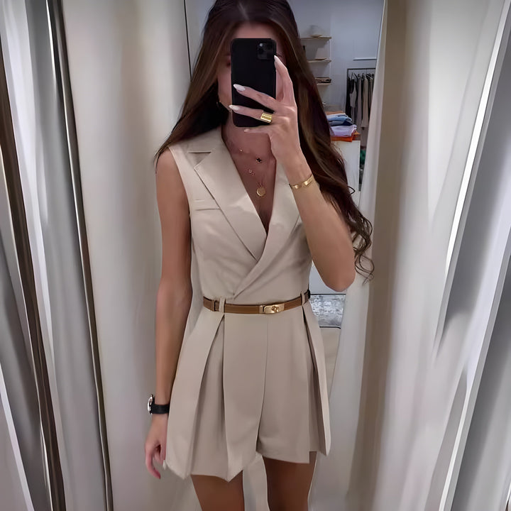 Women's Playsuit with No Sleeves