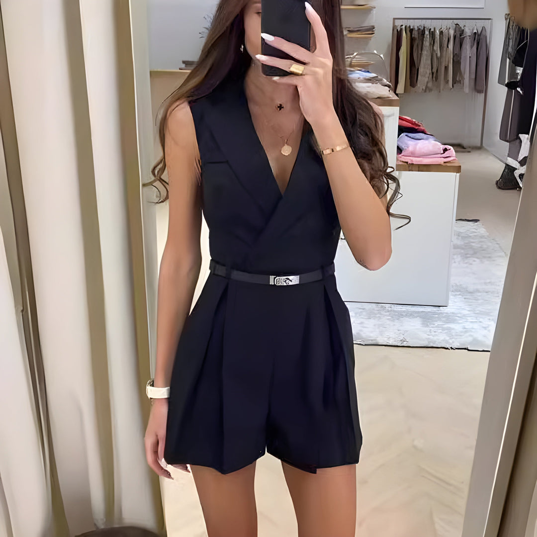 Women's Playsuit with No Sleeves