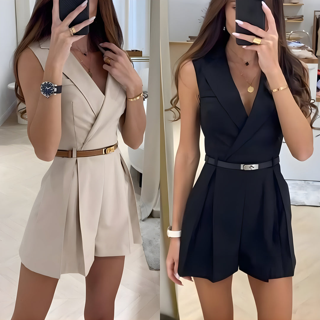 Women's Playsuit with No Sleeves