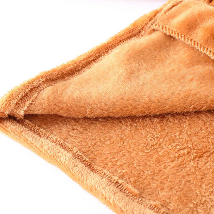 Women's Plush Teddy Coat with Lapel Collar