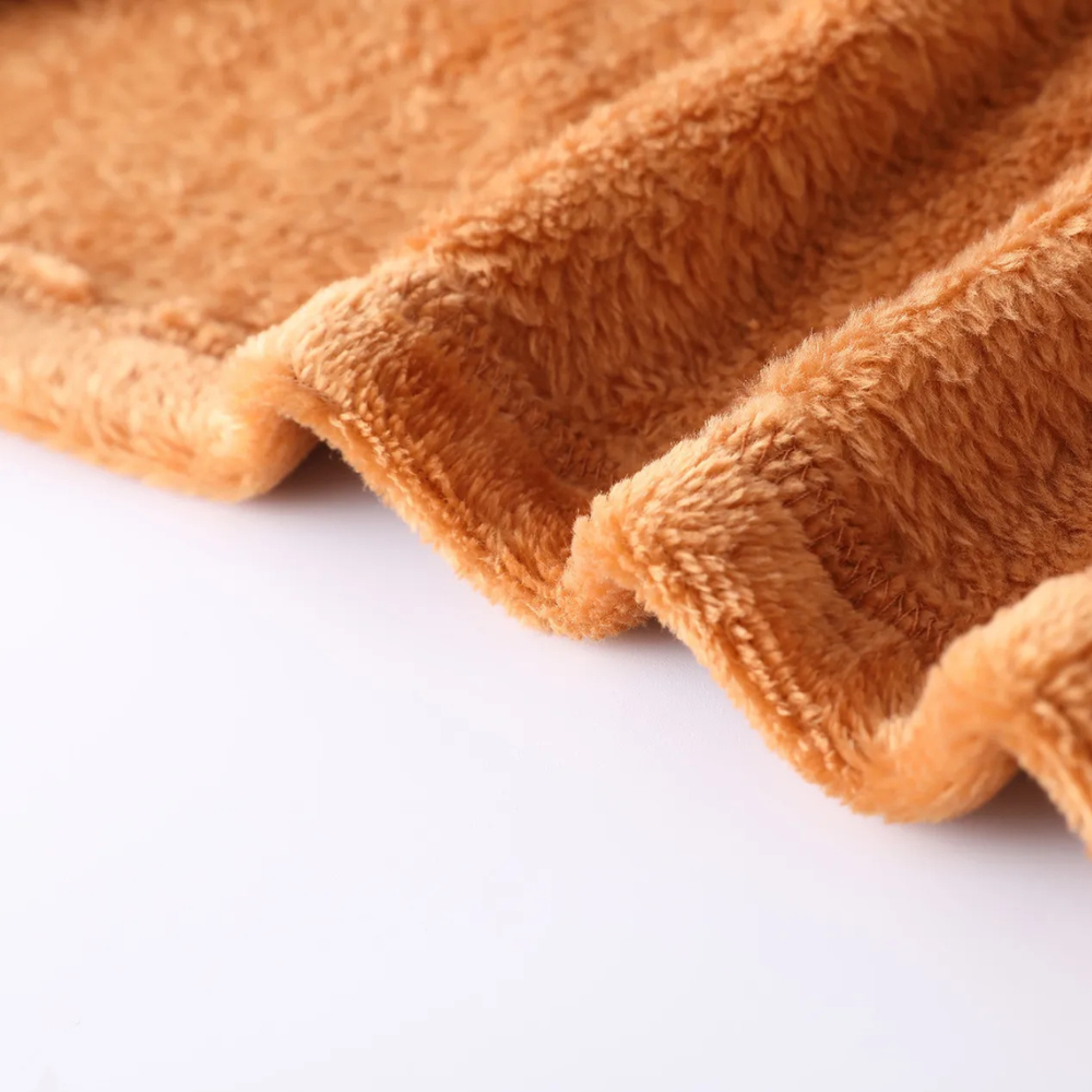Women's Plush Teddy Coat with Lapel Collar