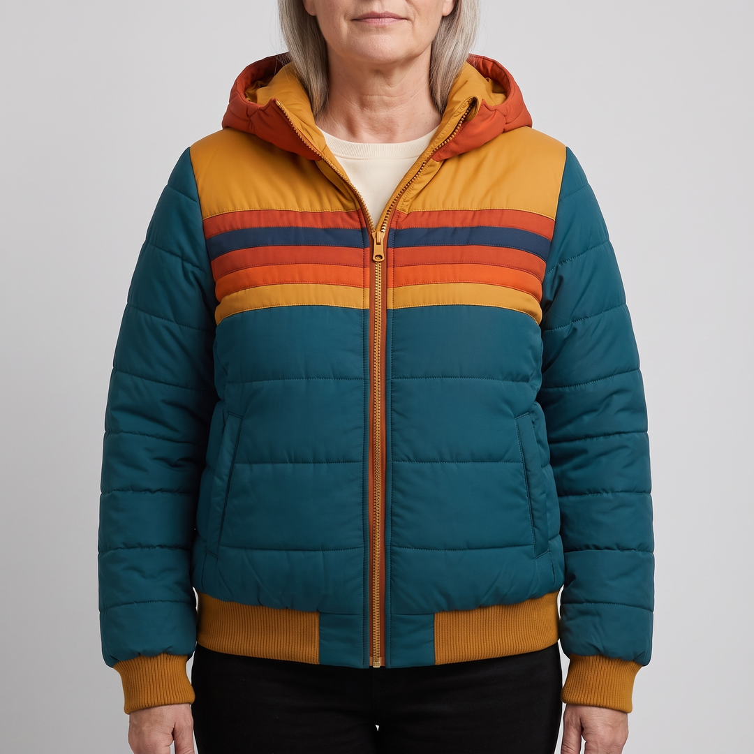Women's Quilted Hooded Padded Jacket