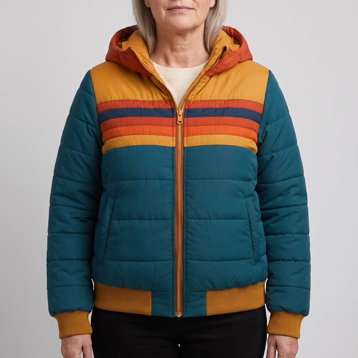 Women's Quilted Hooded Padded Jacket