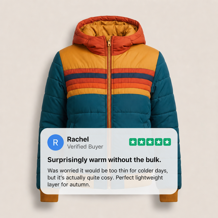 Women's Quilted Hooded Padded Jacket