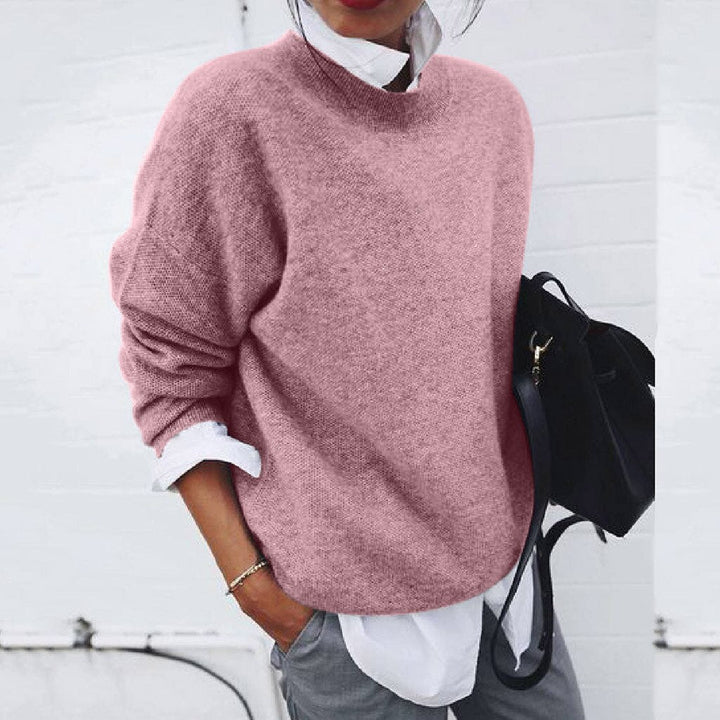 Women's Relaxed Crew Neck Jumper in Soft Knit - photo 1