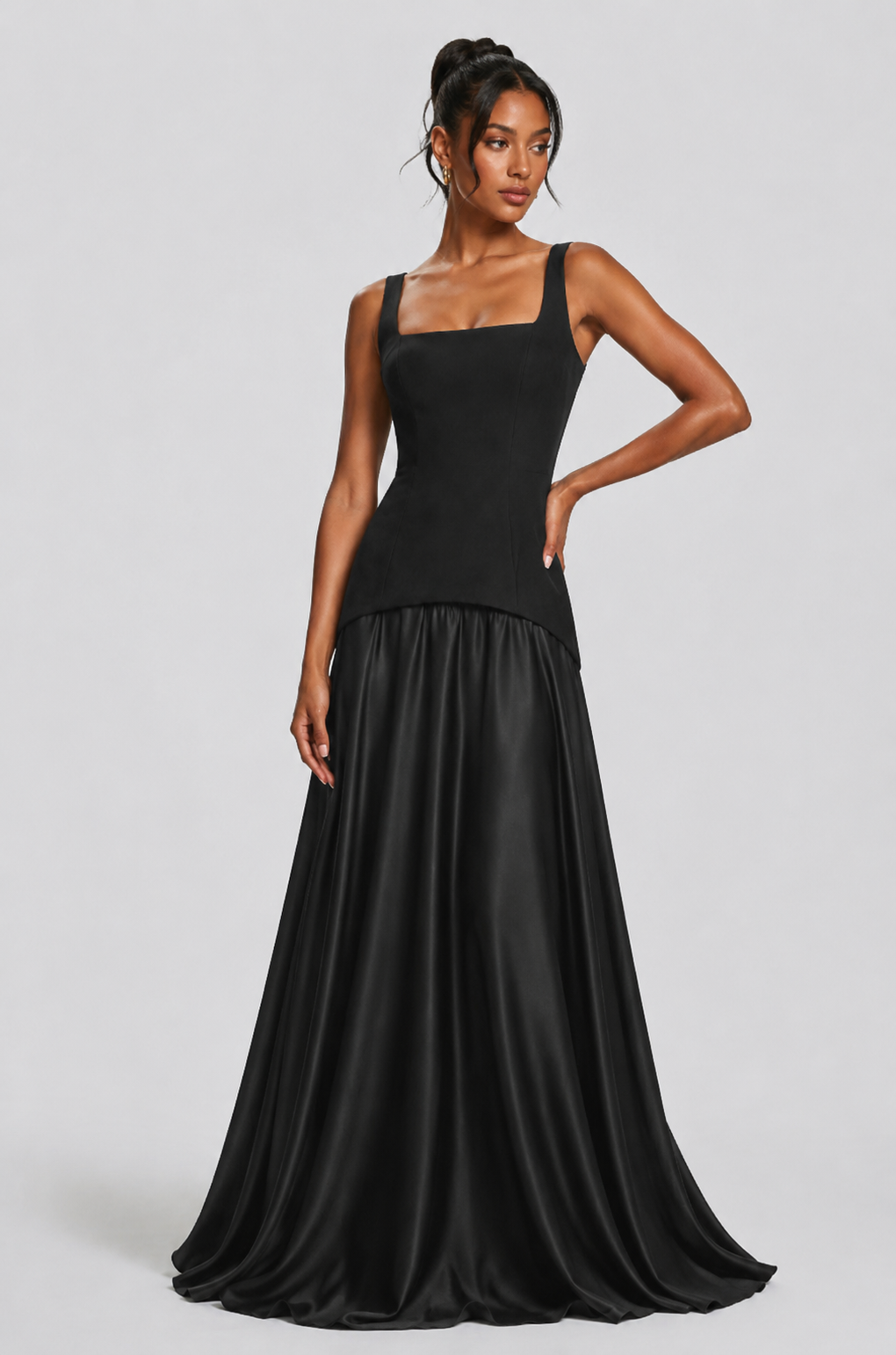 Sculpted Maxi Dress
