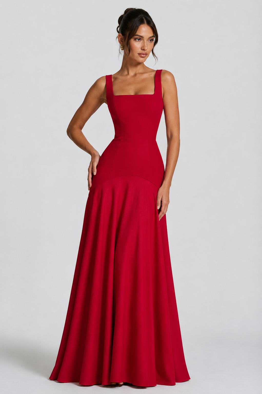 Sculpted Maxi Dress