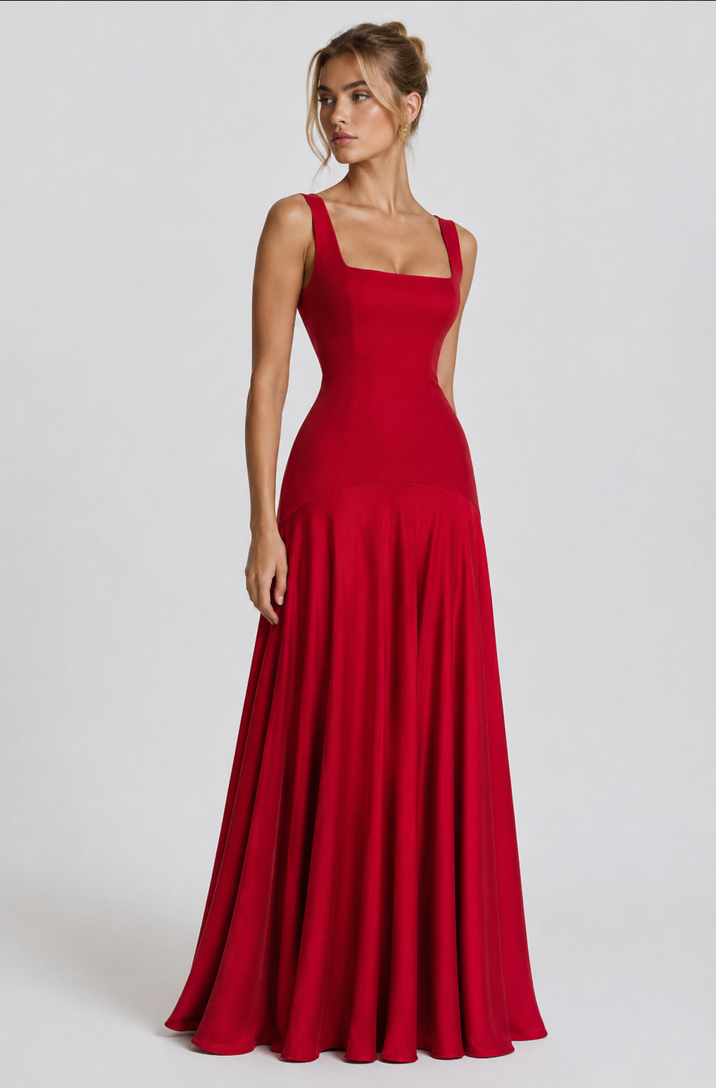 Sculpted Maxi Dress
