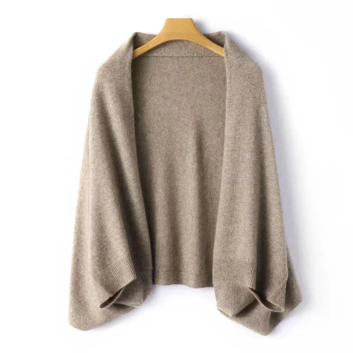 Women's Shawl Open-Front Cardigan for the Office