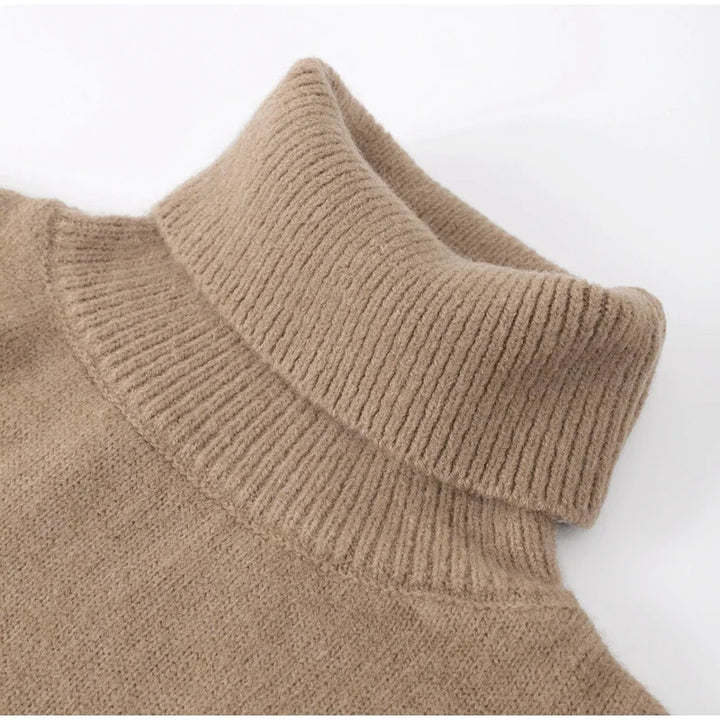 Women's Soft Roll Neck Jumper with Relaxed Fit - photo 4