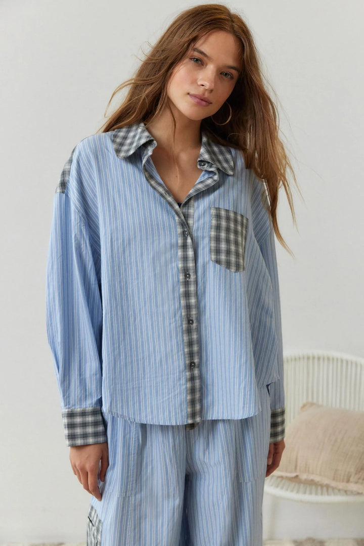 Women's Stretch Cotton Pyjama Set for Summer