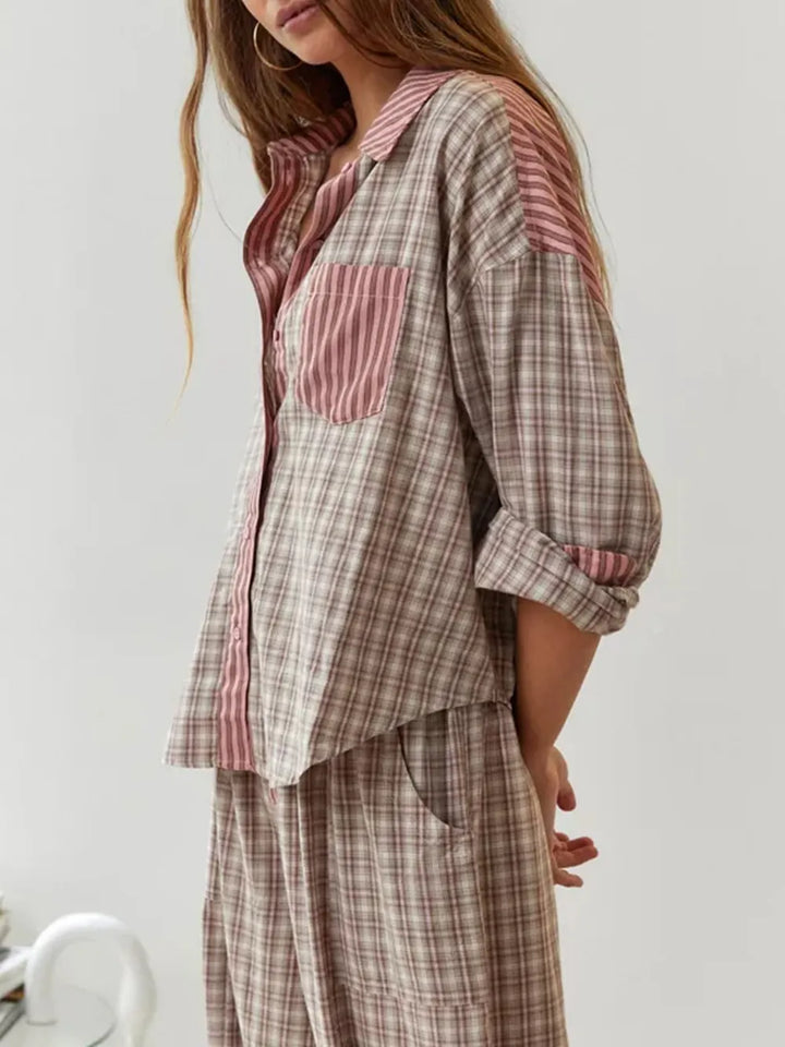 Women's Stretch Cotton Pyjama Set for Summer