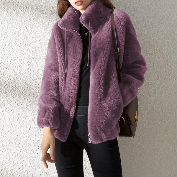 Women's Soft Zip Jacket with Relaxed Fit - photo 3